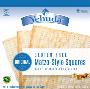 Yehuda Gluten Free Matzo Style Squares - Case 12 Pack