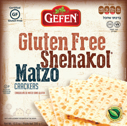 Gefen Gluten Free Shehakol Matzo Crackers - 3 Pack