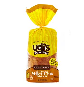 Udis Millet-Chia Bread - <b>Pack of 3</b>