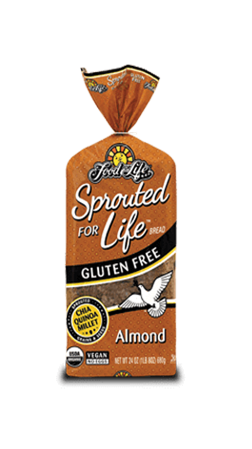 Sprouted For Life Gluten Free Almond Bread - <b>Pack of 3</b>